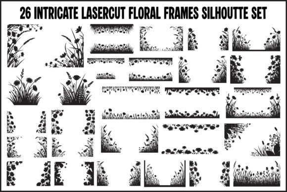 26 Intricate Lasercut Floral Frames Set: A Practical Guide for Designers and Makers
