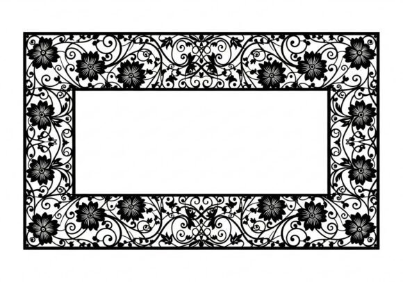 Black Floral Ornamental Design Guide