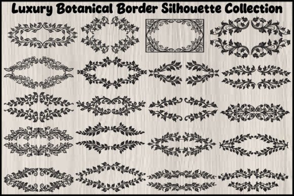 Elegant Vintage Border Cut Files