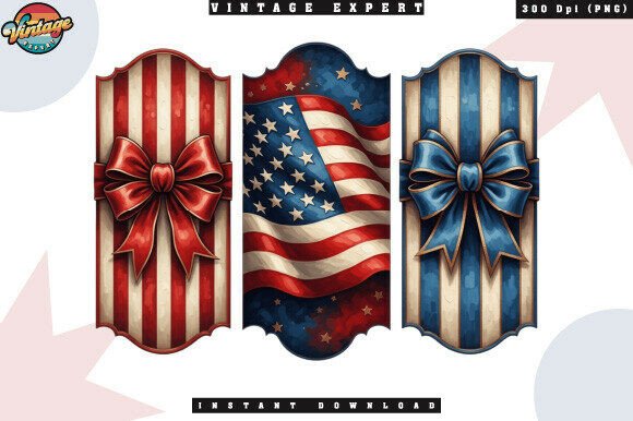 Elevate Designs with Patriotic Patchwork Art