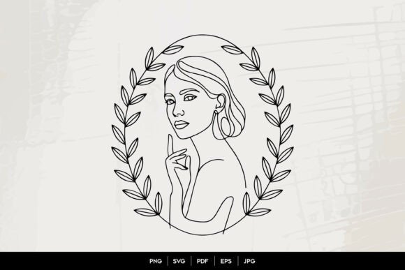Enhancing Your Space with an Elegant Woman Line Art Frame