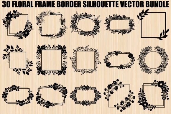 Floral Frame Border SVG Bundle: A Comprehensive Guide for Creators