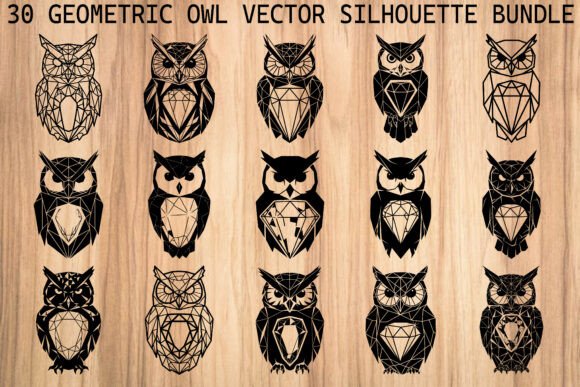 Geometric Owl Silhouette Bundle: A Designer’s Guide