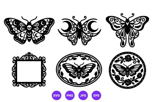 Gothic Butterfly Skull Crescent Moon: Mastering High-Contrast Vector Art for Professional Results