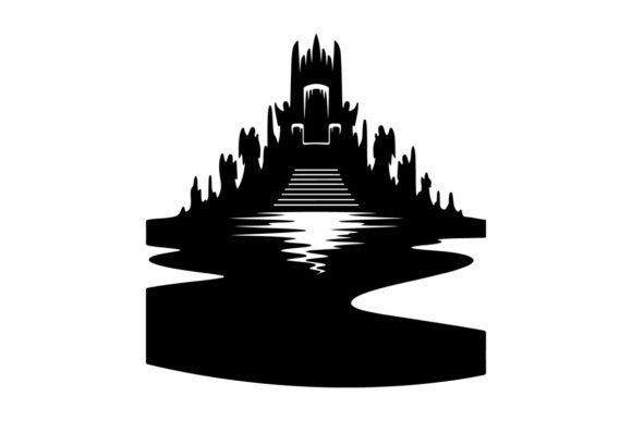 Mastering Visual Impact with the Dark Gothic Castle Silhouette
