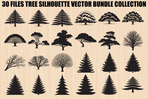 Strategic Visual Assets: Leveraging the Tree Silhouette Collection for Brand and Design Clarity