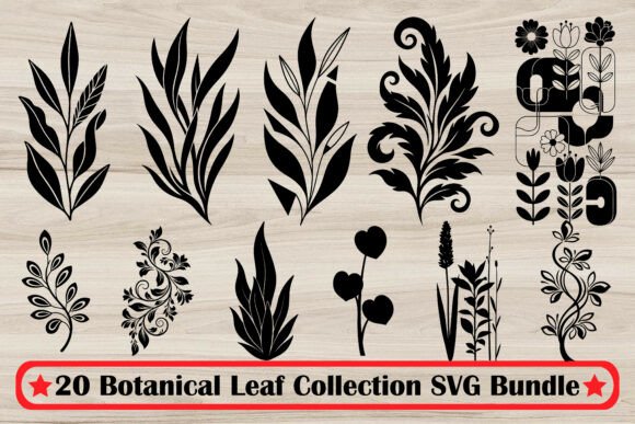 Unlocking Creative Potential: A Deep Dive into the 20 Botanical Leaf Collection Bundle