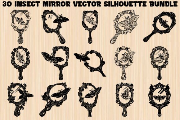 Unlocking Creative Potential: A Guide to the Insect Mirror Silhouette Vector Bundle