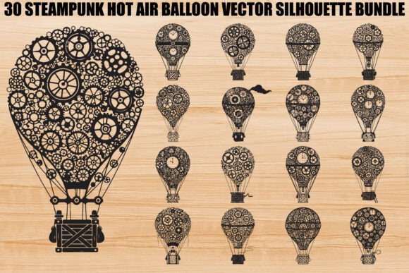 Unlocking Creative Potential with the Steampunk Balloon Design Bundle