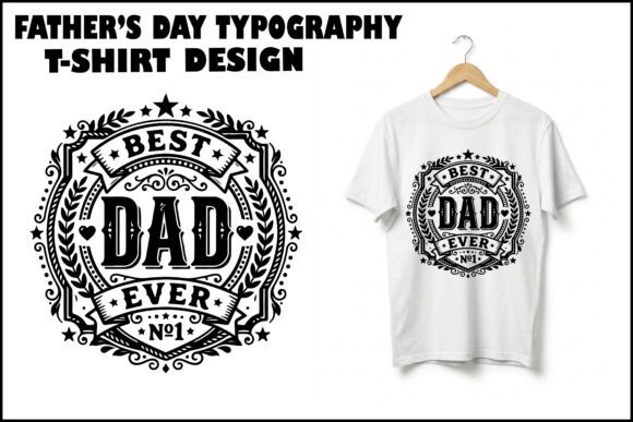 Unlocking the Potential of Premium Father’s Day Typography T-Shirt Designs for Print-on-Demand Success