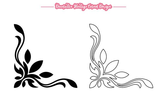 Vintage Corner Frame Ornament Clipart Guide